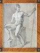 Ole Buus Larsen 
præsenterer: 
Modelstudie 
af nøgen mand 
1807 - 
Akademitegning.