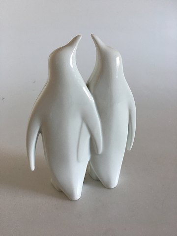 Bing & Grøndahl Figur af Hvide Pingviner No 4205