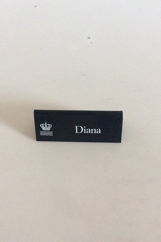 Royal Copenhagen Forhandler Reklame Skilt i Plastik "Diana"
