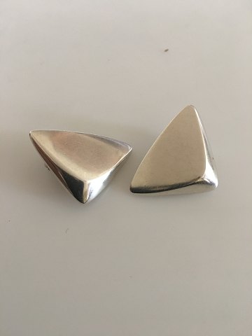 Georg Jensen Sterling Silver Earrings (Clips)