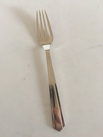 "Derby" Dinner Fork in Silver. 20.1 cm. Svend Toxværd