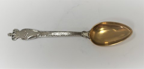 Michelsen. Memorial spoon 1898. Christian lX