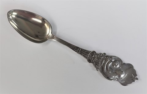 August Thomsen. Silver Christmas spoon 1921. (830). Length 17,5 cm
