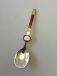 A. Michelsen Sterling Silver with Enamel Spoon of the Month no. 4 designed by 
Paul René Gauguin