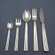 Georg Jensen, Sigvard Bernadotte; Barnadotte silver cutlery, complete for 12 
persons, 82 pieces