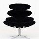Roxy Klassik 
presents: 
Poul 
Volther / Erik 
Jørgensens 
Møbelfabrik
EJ 5 - Corona 
chair w. stool 
in steel and 
...