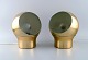 A pair of Hemi table / wall lamps in brass. Klot type 3. Swedish design, 1970s.
