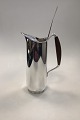 Axel Salomonsen Sterling Silver Cocktail Pitcher with Spoon
Measure Pitcher H 26 cm (10.23 inch) Spoon 36 cm (14.17 inch) 
Total Weight 805 gr (28.35 oz)