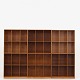 Roxy Klassik 
presents: 
Mogens 
Koch / Rud. 
Rasmussen 
Snedkerier
Set of six 
bookcases in 
patinated 
solid, elm on 
...