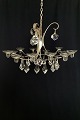 Danam Antik 
presents: 
Georg 
Jensen Sterling 
Silver 
Chandelier by 
Henning Koppel 
with Glass No 
1272 from 1979