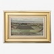 Svend Engelund
Painting. Landscape with fields, with gold painted frame. Signed. Newspaper 
clipping on the back with portrait of the artist.
1 pc. in stock
Good, used condition
