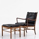 Roxy Klassik 
præsenterer: 
Ole 
Wanscher / P. 
J. Furniture
PJ 149 - 
'Colonial 
Chair' i valnød 
og sort læder 
med ...
