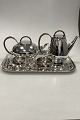 Danam Antik 
presents: 
5 Piece 
Hingelberg 
Sterling Silver 
Tea and Coffee 
Set by Svend 
Weihrauch with 
tray