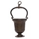 Aabenraa 
Antikvitetshandel 
presents: 
Early 18th 
century Baroque 
Bronze holy 
water pot. H: 
30cm