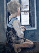 Aigens, 
Christian (1870 
- 1940) 
Danmark: Dreng 
ved vinduet