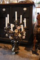 Smuk antik 
fransk 
lysestage i 
bronze 
dekoreret med 8 
...