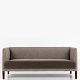 Hans J. Wegner / Johannes Hansen
Reupholstered 3-seater sofa in textile (Moss 015 and seat in Byram 361) with 
legs in stained beech.
1 pc. in stock
Reupholstered
