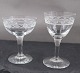 Antikkram 
præsenterer: 
Ejby glas 
fra Holmegård. 
Likørskåle 
8,5cm samt 
portvinsglas 
10,5cm