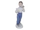 Antik K 
presents: 
Bing & 
Grondahl 
figurine
Girl with 
white teddy 
bear and 
bouquet of 
flowers