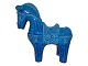 Bitossi Italien
Blå figur af hest