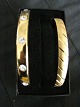 Armring forgyldt - med livstids-garanti  - tv. armring med Zirkoner indv.diameter 67 mm - (th. ...