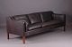 Roxy Klassik presents: Børge Mogensen / Fredericia Furniture3-seater sofa, model 2213Dark brown leather, ...