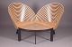 Roxy Klassik præsenterer: Nanna Ditzel / Fredericia Furniture."Bænk for to", Sofabænk med bord.Ahorn finer ...