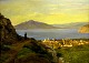 Dansk Kunstgalleri præsenterer: "Udsigt fra højderne over en italiensk by ved Middelhavet"