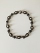 Danam Antik præsenterer: Georg Jensen Sterling Sølv Halskæde med Sten #419