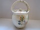 Fynsk barselspottemed tulipanMidten af 1800talletH. med hank 28cm.brugsspor