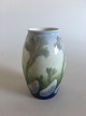 Danam Antik præsenterer: Tidligt Porsgrund Art Nouveau Vase med tang og muslinger