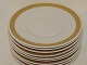 Royal Copenhagen Guld Vifte, kagetallerkner.Designet af Arnold Krog i ...