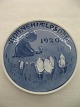 Kongelig Porcelæn platte Børnehjælpsdag 1920  dia. 12,5 cm.