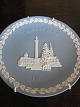 Engelsk besquite - Juleplatte 1970 - Diameter 21 cm