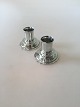 Georg Jensen Sterling Silver Lysestager af Harald Nielsen fra 1933-1944 #504. Måler 5,5cm x ...