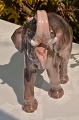 Dahl Jensen, porcelæns figur. DJ figur, elefant nr. 1113. Højde 14 X 15cm. 1. Sortering, fin hel ...