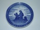 Royal Copenhagen juleplatte 1958. 1. sortering. I god stand. 17 cm. i diameter.