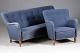 Roxy Klassik præsenterer: Sofa & lænestol.Dansk design.Teak & uldbetræk.Pæn brugt stand, lidt snavs på ...