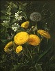 Aabenraa Antikvitetshandel præsenterer: Blomsterbillede, Gynthe Kemp