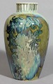 L Art præsenterer: Stor håndmalet Rosenthal "Rosari" skønvirke vase i porcelæn. ca. 1920.