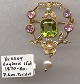 Esaias Antik a/s presenterer: England 15 K 1870-80, Ametyster,Peridot