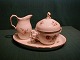 Frisenborg med guld Royal Copenhagen porcelæn kaffestel. Kongelig porcelæn.* Sukkerskål m.låg ...