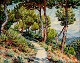 Dansk Kunstgalleri præsenterer: Parti fra Cagnes sur mer . I pragtramme.