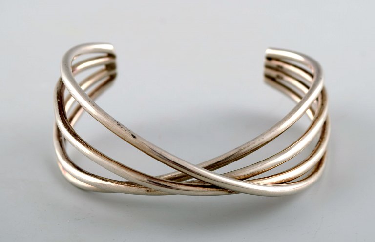 Georg Jensen. Bracelet - Model Double Alliance - Made in sterling silver.