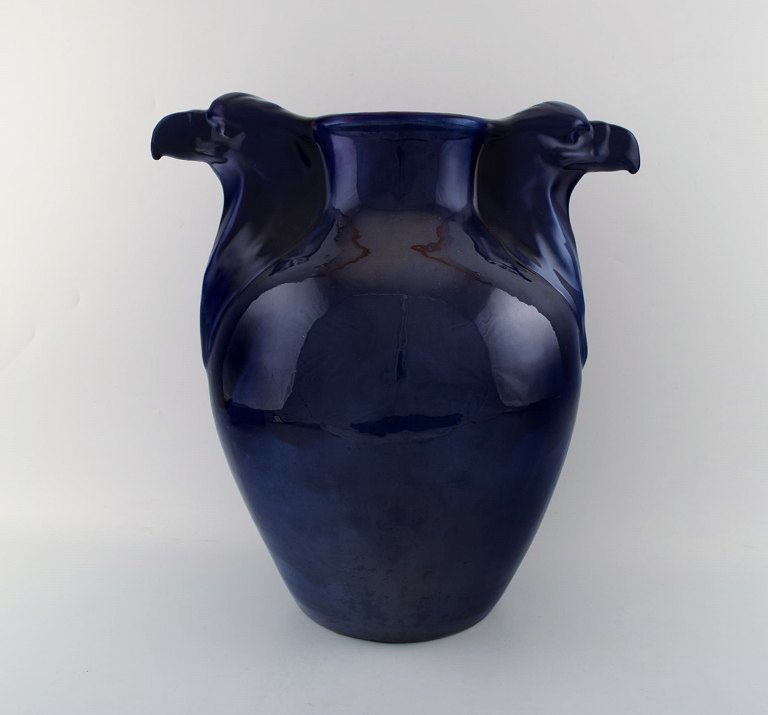 Karl Hansen Reistrup for Kähler, large vase with eagle