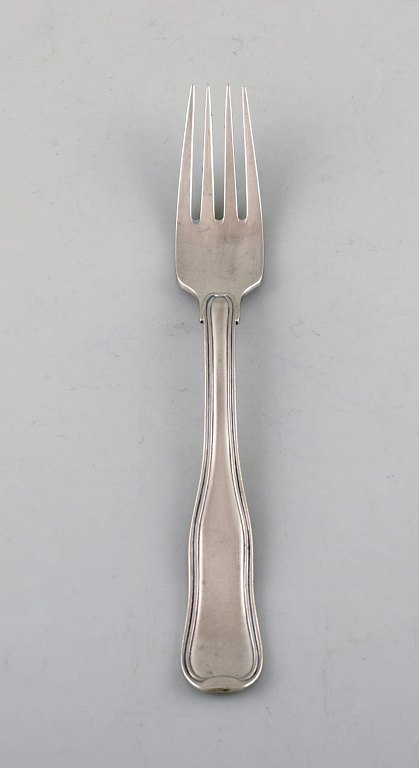 Georg Jensen Old Danish lunch fork in sterling silver and stainless steel. Three 
pieces in stock.
