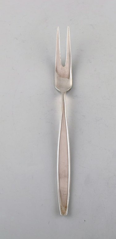 Tias Eckhoff for Georg Jensen. "Cypress" meat fork in sterling silver.
