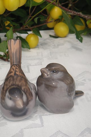 Royal Copenhagen  figurine Sparrow 1081 and 1519