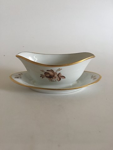 Royal Copenhagen Brun Rose Sovseskål No 688/9344