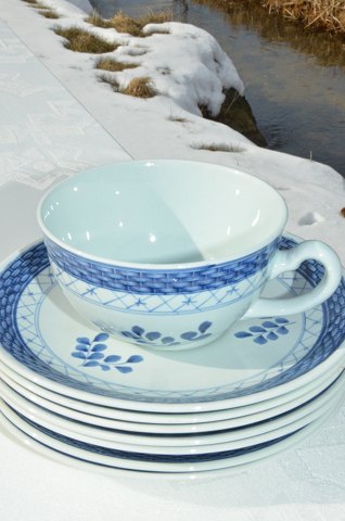 Royal Copenhagen Tranquebar blau Kaffee Tassen 1190